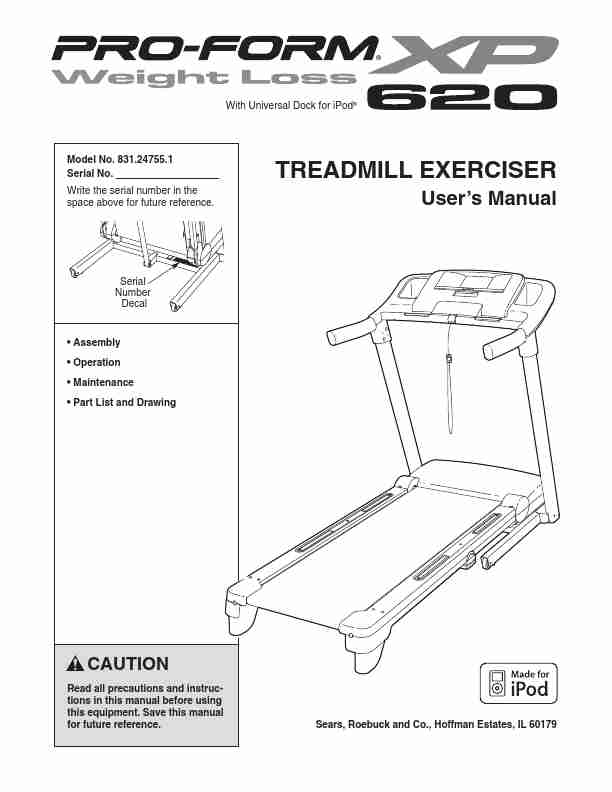 ProForm Treadmill 620-page_pdf